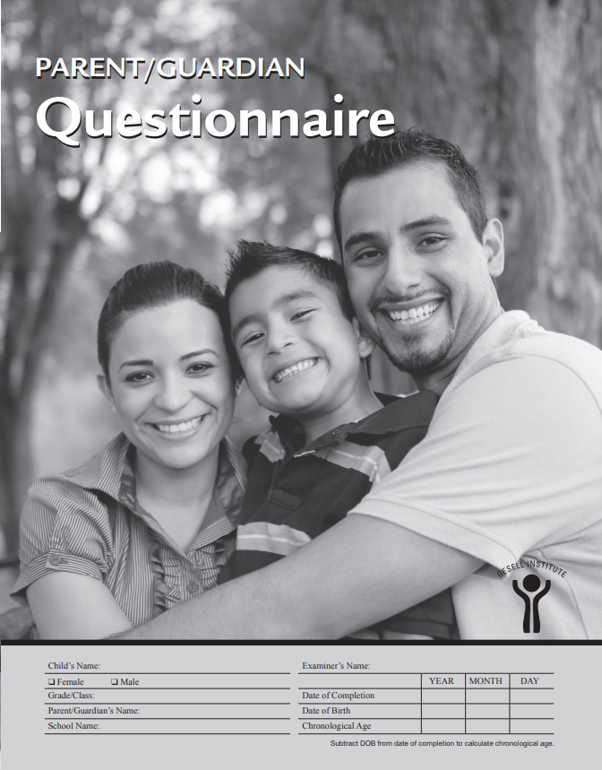 Pre-2021 Parent/Guardian Questionnaire - Electronic