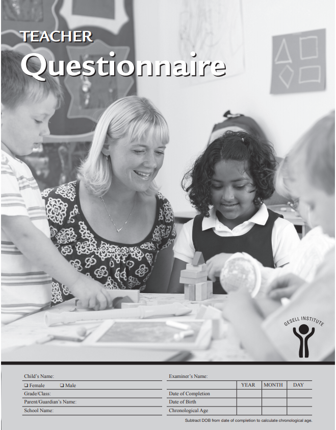 Pre-2021 Teacher Questionnaire - Electronic